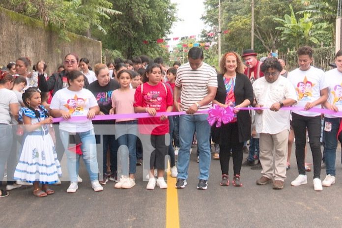 Foto: Alcaldía de Managua mejora infraestructura vial en San Antonio Sur/ TN8