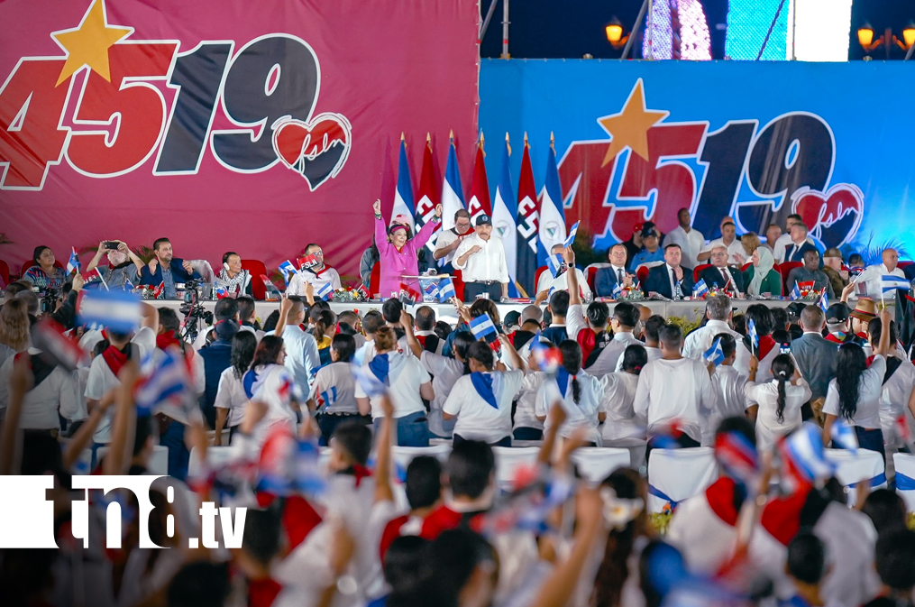 Foto: Presidente Daniel Ortega: "La fuerza de la Revolución está en la lealtad y compromiso del pueblo"/TN8