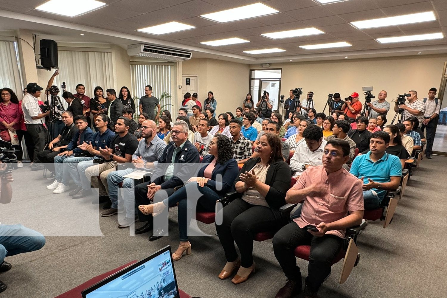 Foto: Intercambio de experiencias entre UNAN-Managua y UNCSM con CGTN Latinoamérica/ TN8