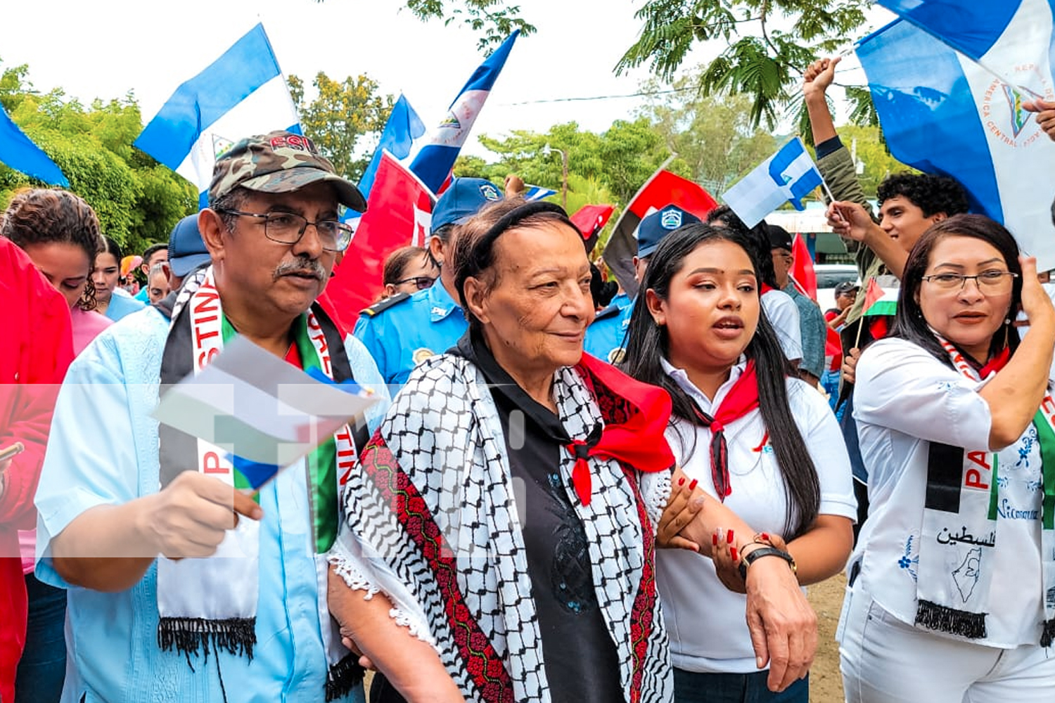 Foto: Declaran Huésped de Honor en Ocotal a la Heroína Palestina Leila Khaled/TN8