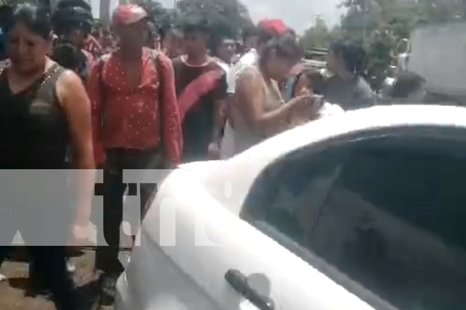 Foto: Un lesionado y cuantiosos daños en accidente de tránsito carretera sur/TN8