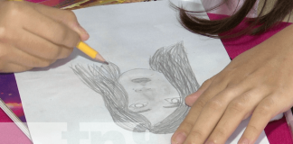 Foto: Concurso de dibujo en honor al 45/19 en Colegio Luxemburgo / TN8