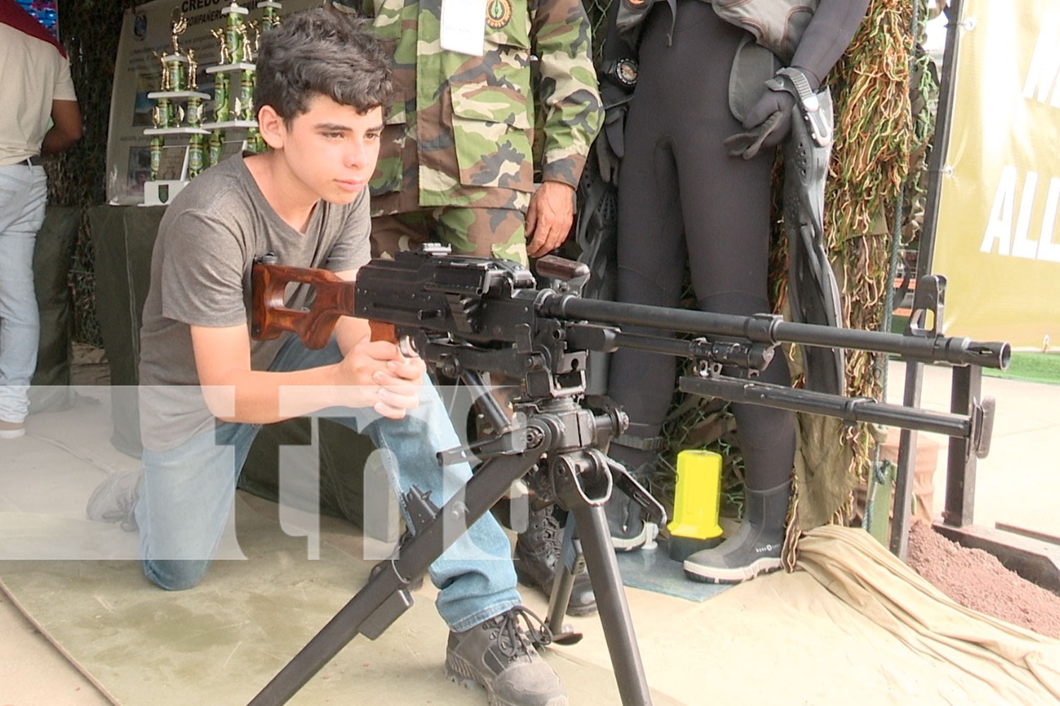 Foto; Exposición Estática del Ejército de Nicaragua/TN8