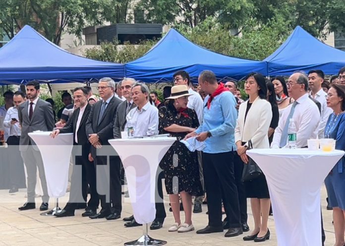 Foto: Comunidad nicaragüense en China celebra el 45/19 de la Revolución Popular Sandinista / TN8