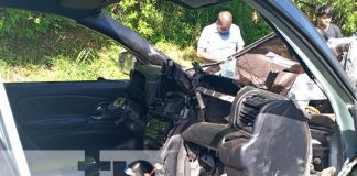 Foto: Fuerte accidente de tránsito en la Carretera Nueva a León, Managua / TN8