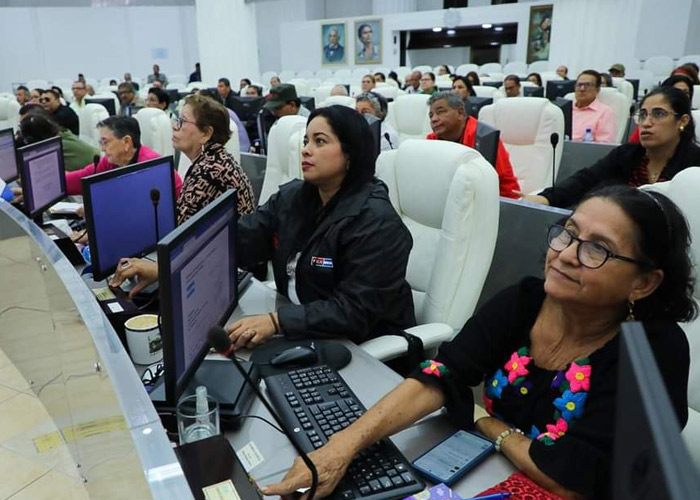 Foto: Sesión parlamentaria en la Asamblea Nacional de Nicaragua / TN8