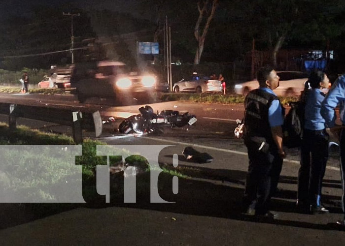 Foto: Sangriento accidente de tránsito en la Carretera Nueva a León / TN8