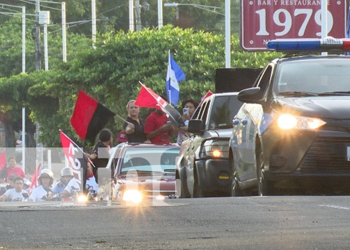 Foto: Gran caravana en Managua por el 45/19 en Nicaragua / TN8