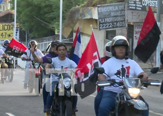 Foto: Gran caravana en Managua por el 45/19 en Nicaragua / TN8