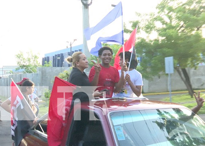 Foto: Gran caravana en Managua por el 45/19 en Nicaragua / TN8