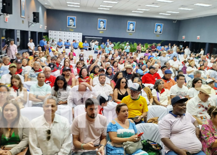 Foto: Encuentro con movimientos internacionales en la UNAN-Managua, Nicaragua / TN8