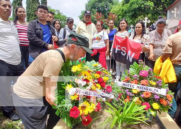 Foto: Homenaje en Matagalpa a héroes de La Zompipera / TN8