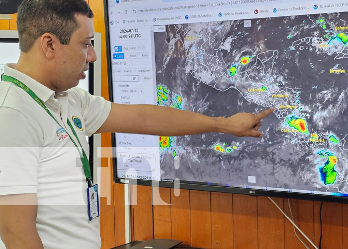 Foto: Pronóstico del clima según el INETER en Nicaragua / TN8