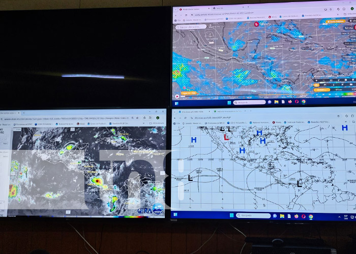 Foto: Pronóstico del clima según el INETER en Nicaragua / TN8