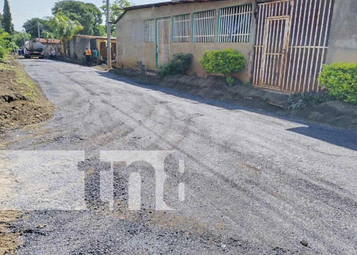 Foto: Nuevas calles en Villa Reconciliación Sur, Managua / TN8
