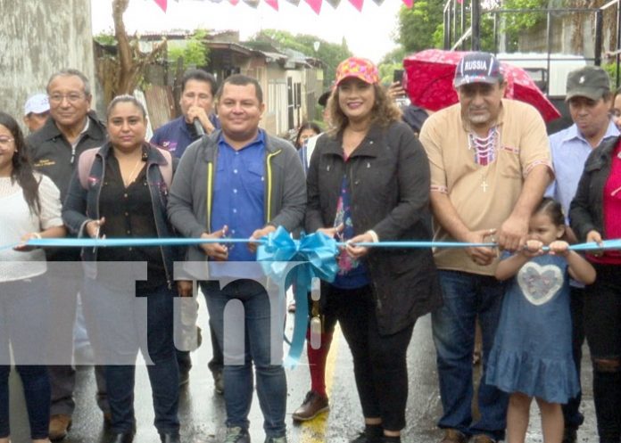 Foto: Nuevas calles en Villa Reconciliación Sur, Managua / TN8