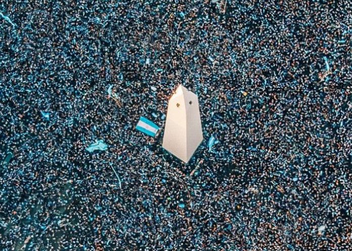 Foto: Celebración en el Obelisco de Buenos Aires por la Copa América