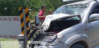 Foto: Aparatoso accidente de tránsito en Potosí, Rivas / TN8