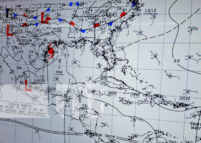 Foto: Atención por la onda tropical 12 para Nicaragua / TN8