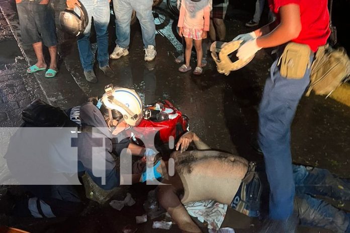 Foto: Motociclista en estado de ebriedad pierde el control y sufre lesiones en Estelí/TN8