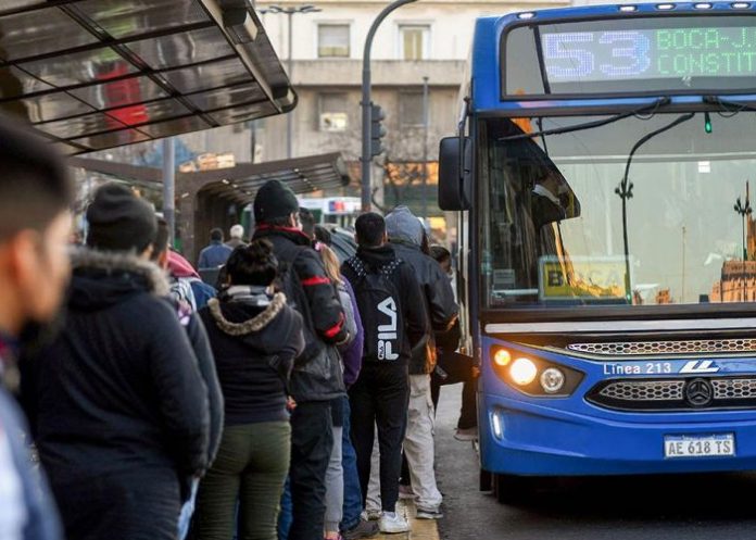 Foto: Crisis en el transporte público de Argentina /cortesía