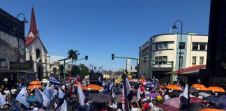 Foto: Protestas en Costa Rica /cortesía