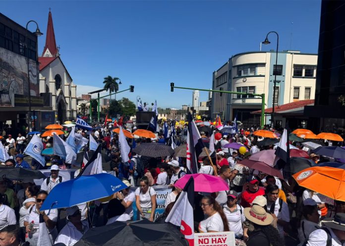 Foto: Protestas en Costa Rica /cortesía