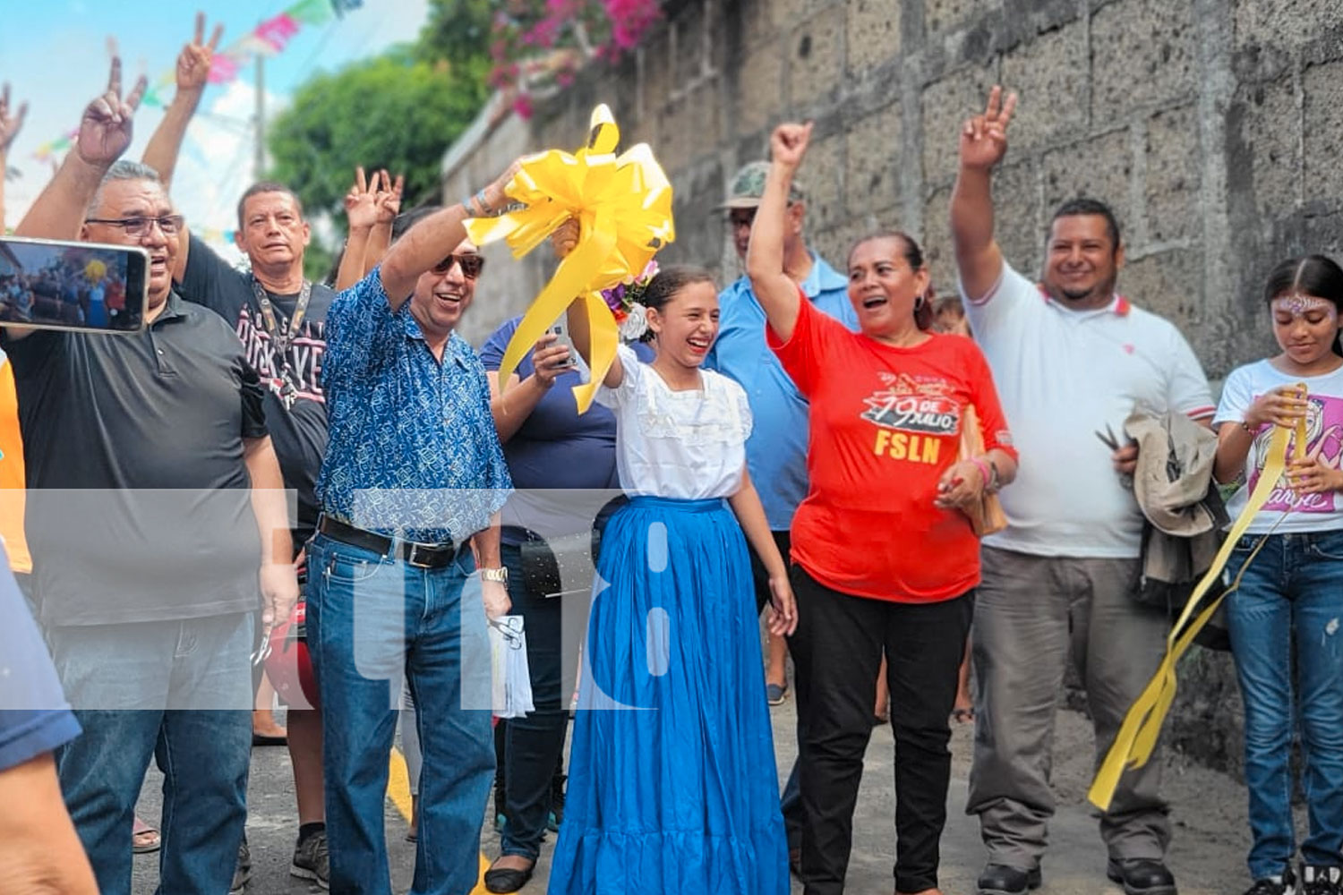 Foto: Celebran avance vial en el barrio Memorial Sandino, Managua con actividades culturales/TN8