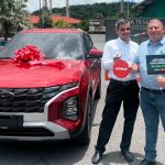 Foto: Puma Energy entrega Hyundai Creta 2024 al ganador principal de "Puma te llena de premios" / Cortesía