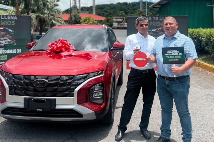 Foto: Puma Energy entrega Hyundai Creta 2024 al ganador principal de 