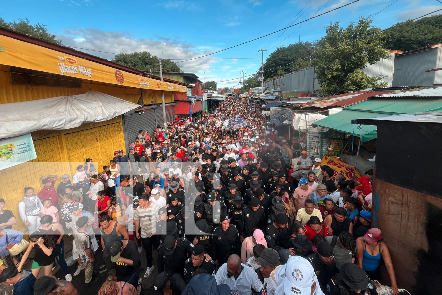 Foto: Tradición y Fe: Santo Domingo recorre los barrios de Managua/TN8