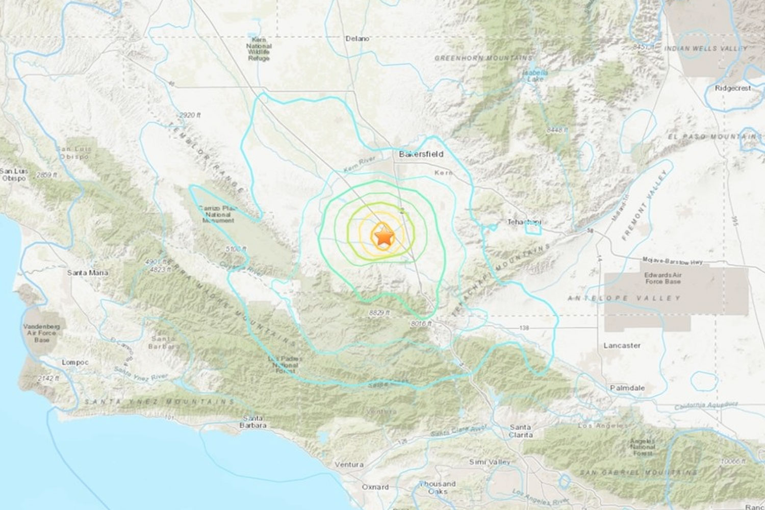 Foto: Sismo de magnitud 5,2 sacude a California /Cortesía