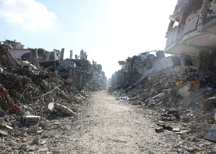 Foto: Devastación en Gaza /cortesía 