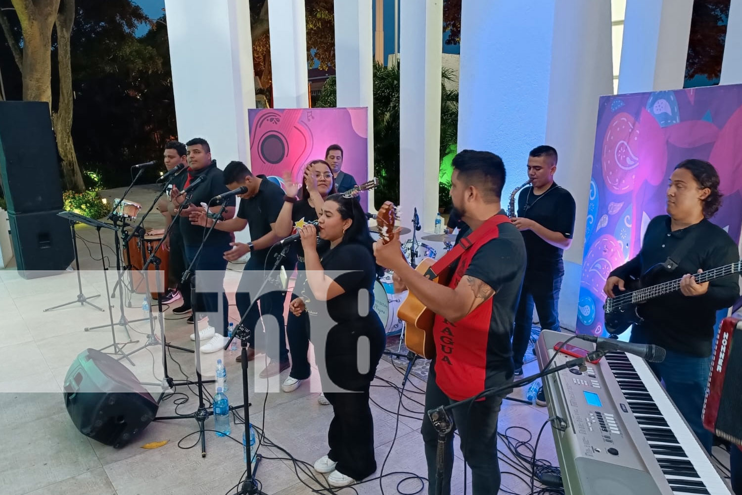 Foto: Juventud Sandinista rinde homenaje a Tomás Borge y Fidel Castro/TN8