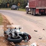 Foto: Sangre en la carretera hacia Montelimar /TN8