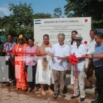 Foto: Inauguración del Proyecto de Construcción de Andenes Peatonales en Puerto Cabezas/ TN8