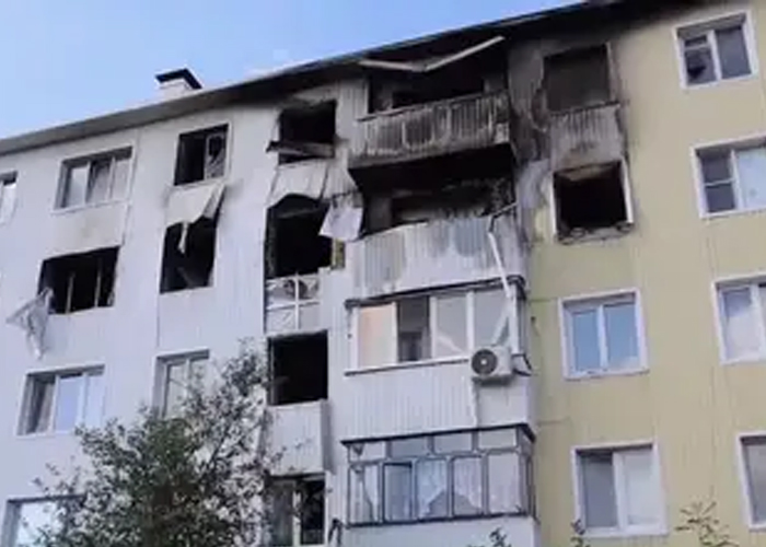 Foto: Bombardeos en Bélgorod Rusia /cortesía 