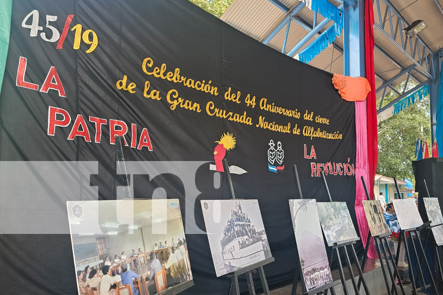 Foto: Inauguran Fiestas Patrias en el Colegio República de Cuba con un emotivo acto cultural