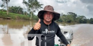 Foto: ciudadano que muere ahogado en las aguas del Río Siquia, El Rama/TN8