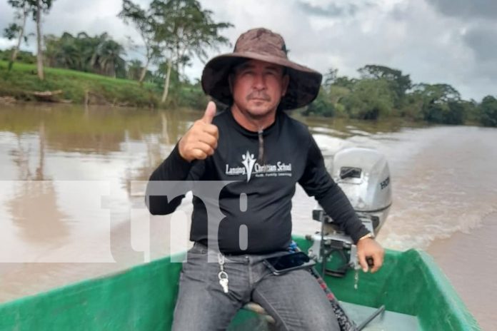 Foto: ciudadano que muere ahogado en las aguas del Río Siquia, El Rama/TN8