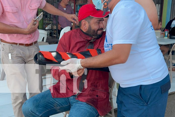 Foto: Motociclista impacta camioneta y resulta herido en Juigalpa/TN8