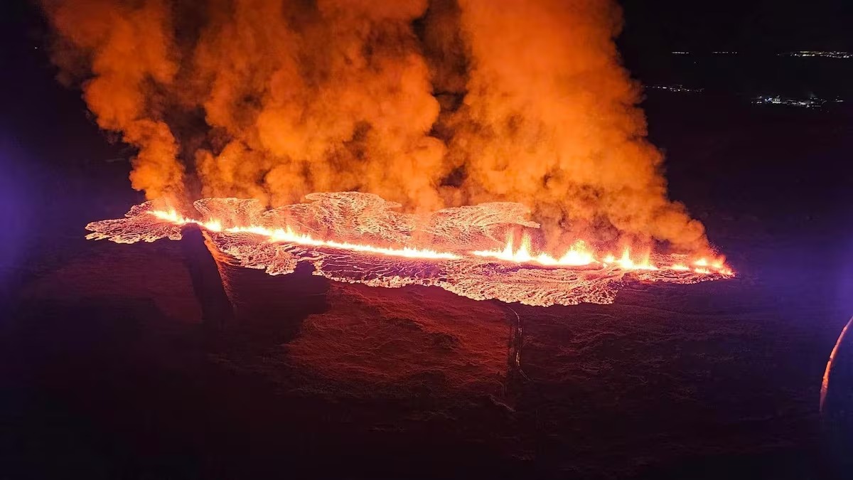 Foto: Islandia: segunda fisura volcánica se abre tras intensa actividad sísmica