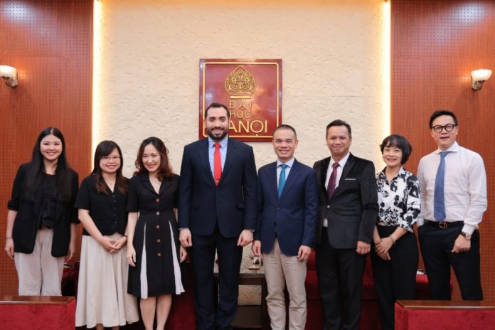 Foto: Misión Diplomática de Nicaragua visita Universidad de Hanói para promover cooperación académica