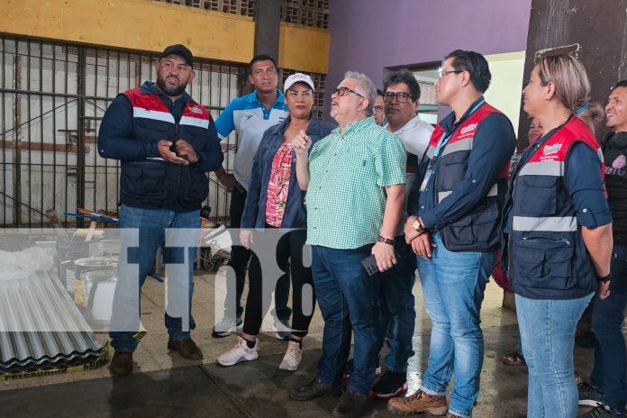 Foto: Primera etapa del gimnasio del Mercado Roberto Huembes /TN8