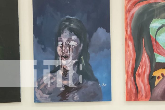 Foto: Estudiantes liberan sus emociones a través del arte en muestra 'Terror Psicológico'/TN8