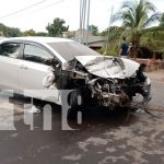 Foto: accidente de tránsito registrado en Rivas/TN8