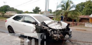 Foto: accidente de tránsito registrado en Rivas/TN8