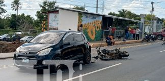 Foto: Joven de 19 años herido gravemente en accidente de motocicleta en Masaya/TN8