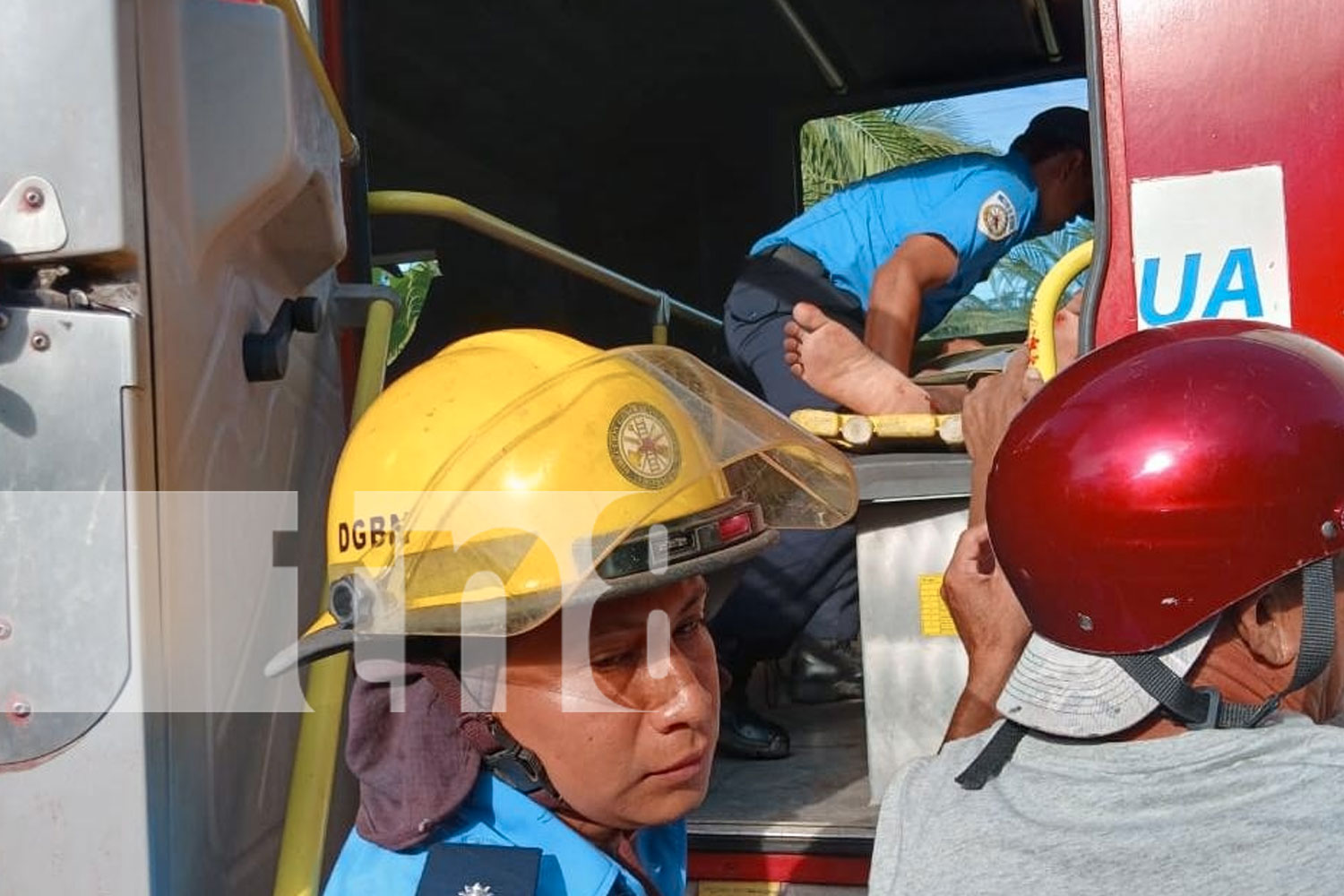 Motociclista ebrio sufre accidente en Altagracia y sobrevive gracias al casco