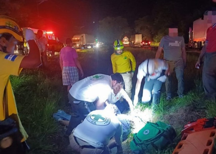 Foto: Accidente en El Salvador /cortesía